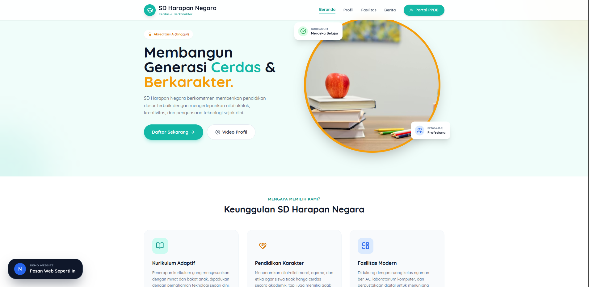 Demo Web Sekolah